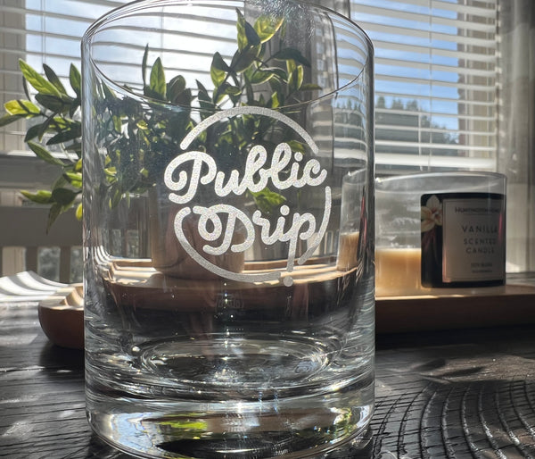 personalized whiskey glass