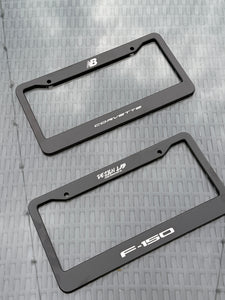 Custom plate frame