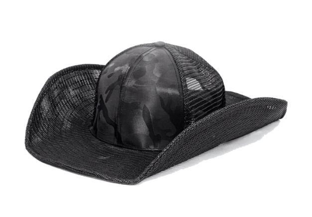 black camo cowboy snapback