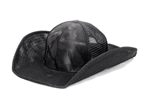 black camo cowboy snapback