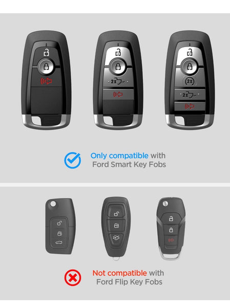 Premium Key Fob Cover for Ford (F150, Bronco, Explorer, Raptor, Mustang)