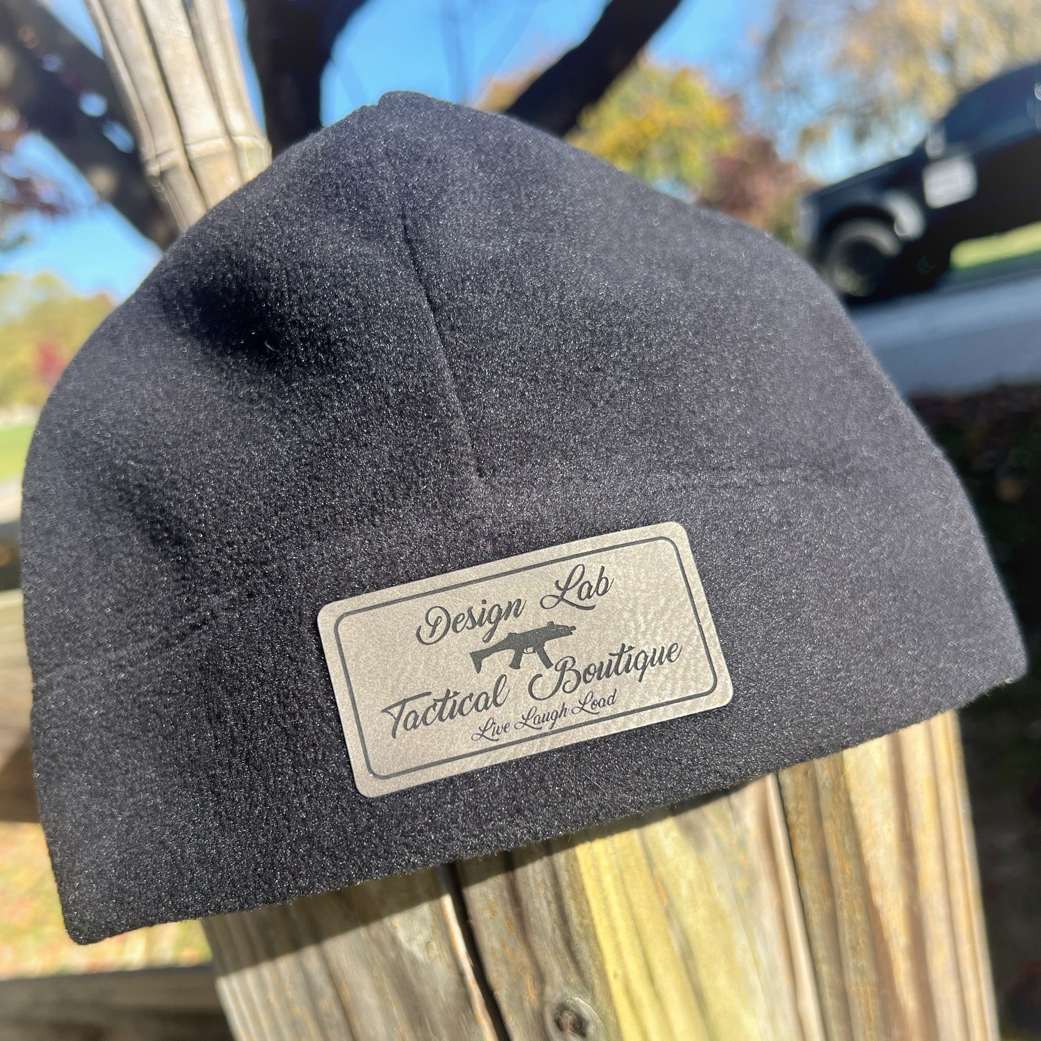 fleece patch hat