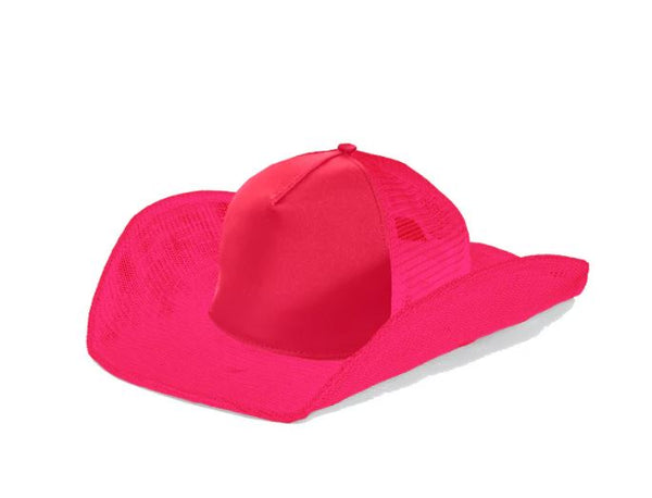 Pink cowboy snapback